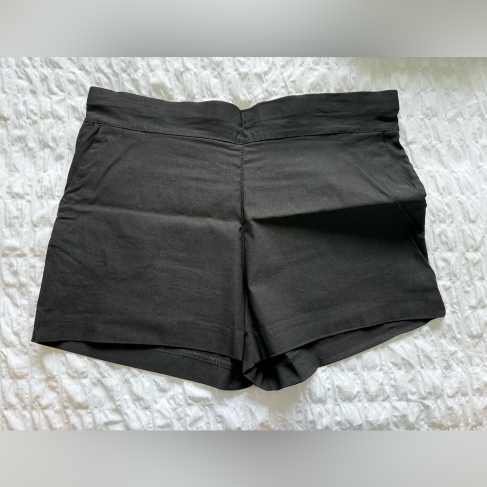 JAMfit Women's Chino Shorts-4"Inseam, High Waisted,Elastic w/ 2 Front Po…